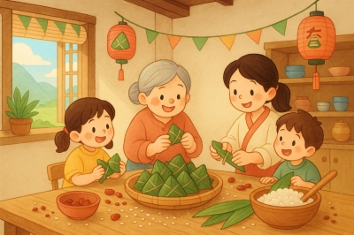 祝大家，端午節快樂！！ by AI繪製