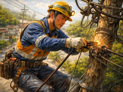 <big>致敬廣大的勞工朋友們！<br><b>祝大家勞動節快樂！</b></big><br>Illustrated by AI